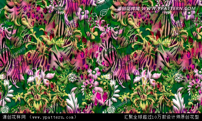 面料花型立體花型 印花圖案 日韓流行 面料花型立體花型 印花圖案 日韓流行